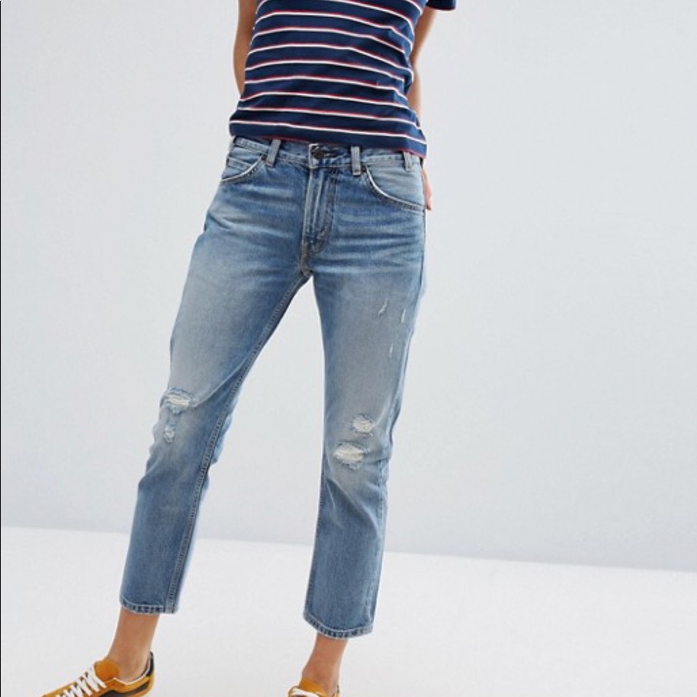 NWT Womens Levi’s 505c cropped jeans - Picture 2 of 8